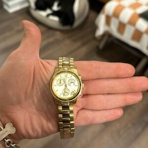 Gold Watch Michael Kors